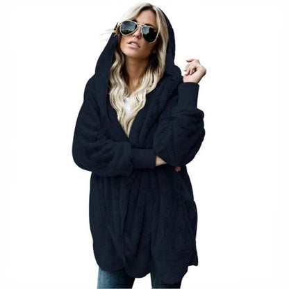Laura - Herbst Winter Double Fleece Strickjacke - Livezo
