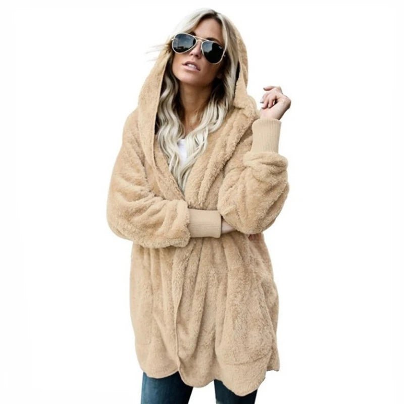 Laura - Herbst Winter Double Fleece Strickjacke - Livezo