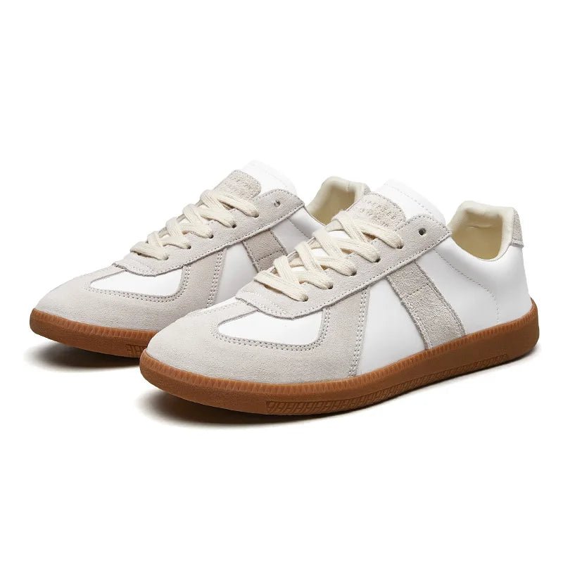 Leather Look Classic Sneakers - Harren Cole