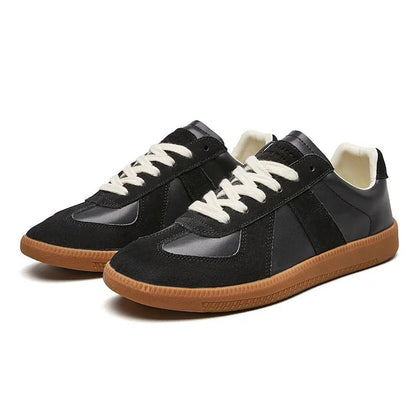 Leather Look Classic Sneakers - Harren Cole