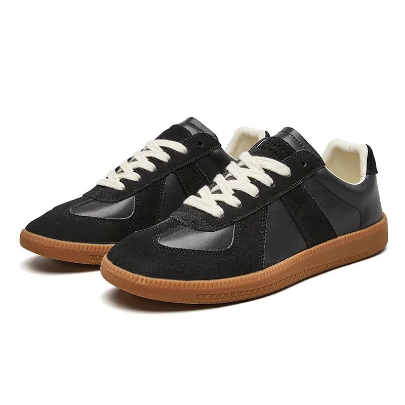 Leather Look Classic Sneakers - Harren Cole