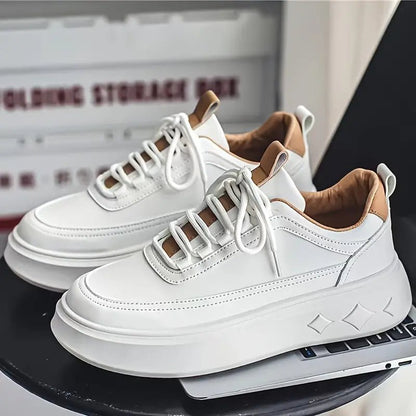 Leather Sneakers For Everyday Wear - Harren Cole