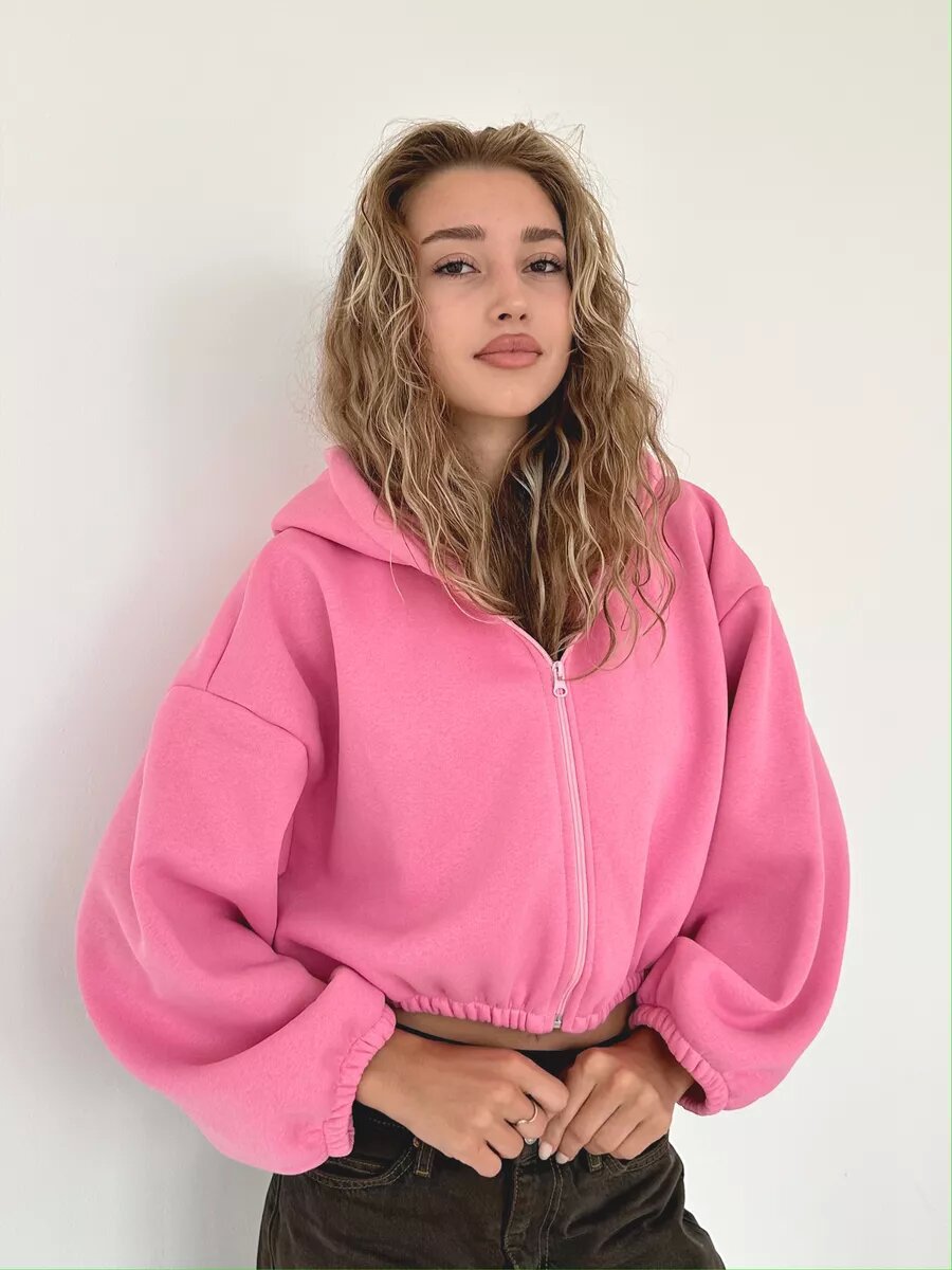 Legere leichte kurze Sport - Hoodie - Jacke - Livezo