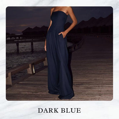 Legerer ärmelloser Jumpsuit für mühelosen Alltagsstil - Livezo