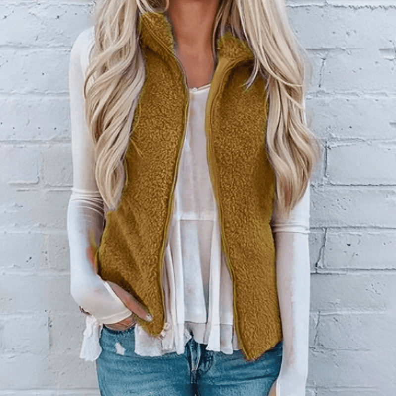 Leichte gemütliche Fleeceweste zum Schichten - Livezo