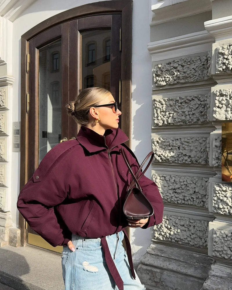 Leichte gesteppte Bomberjacke - Livezo