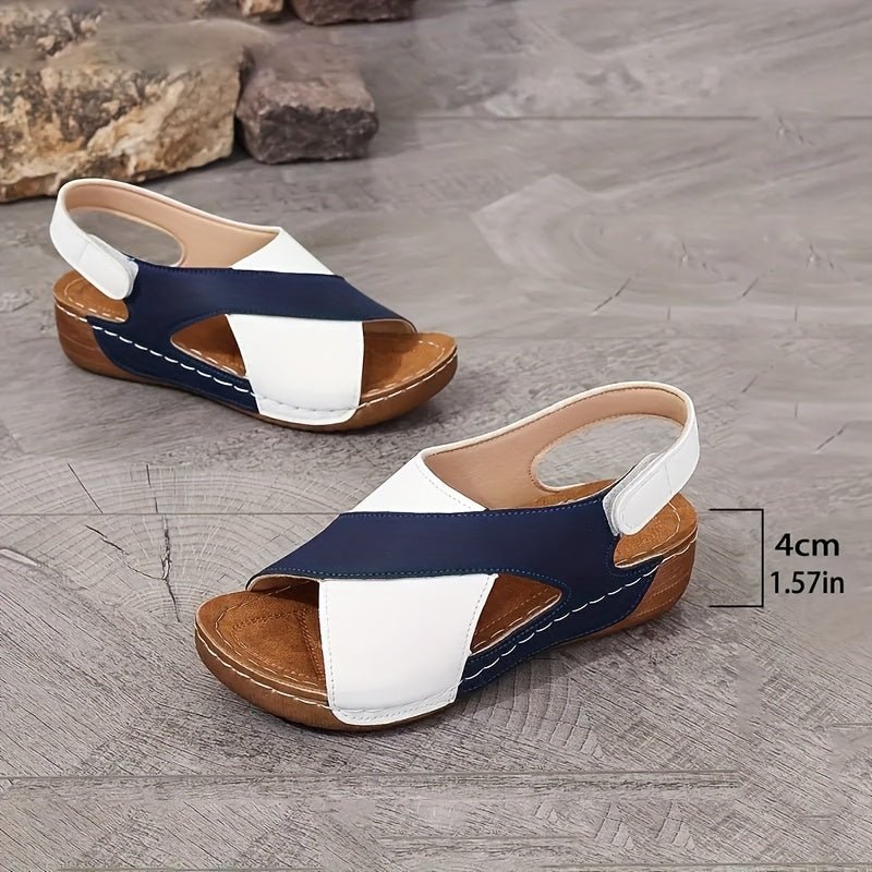 Leichte Keilabsatz - Sandalen für Damen - Livezo