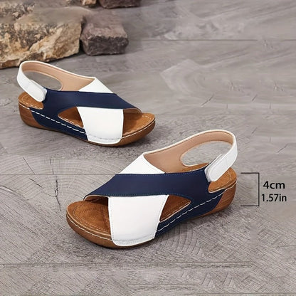 Leichte Keilabsatz - Sandalen für Damen - Livezo