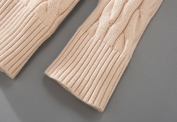 Leon - Halber Rollkragenpulloverdickmit Reißverschluss - Livezo