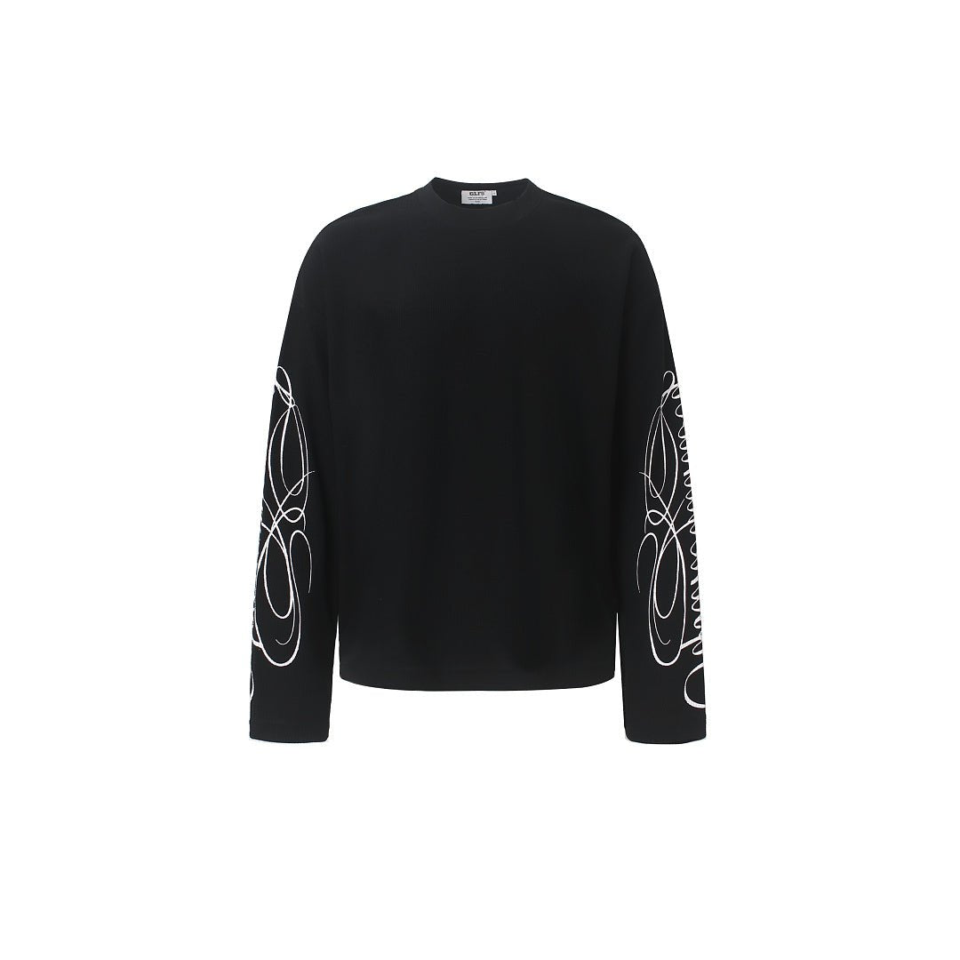 Leopard Print Long Sleeve Sweatshirt - Harren Cole