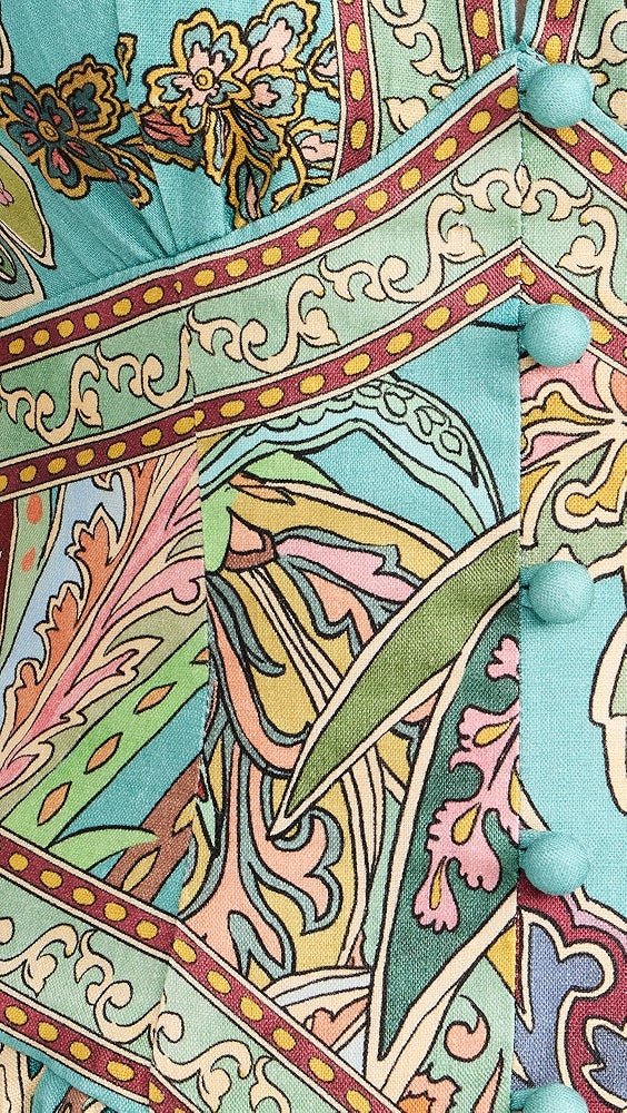 Lily – Paisley Print Kleid - Livezo