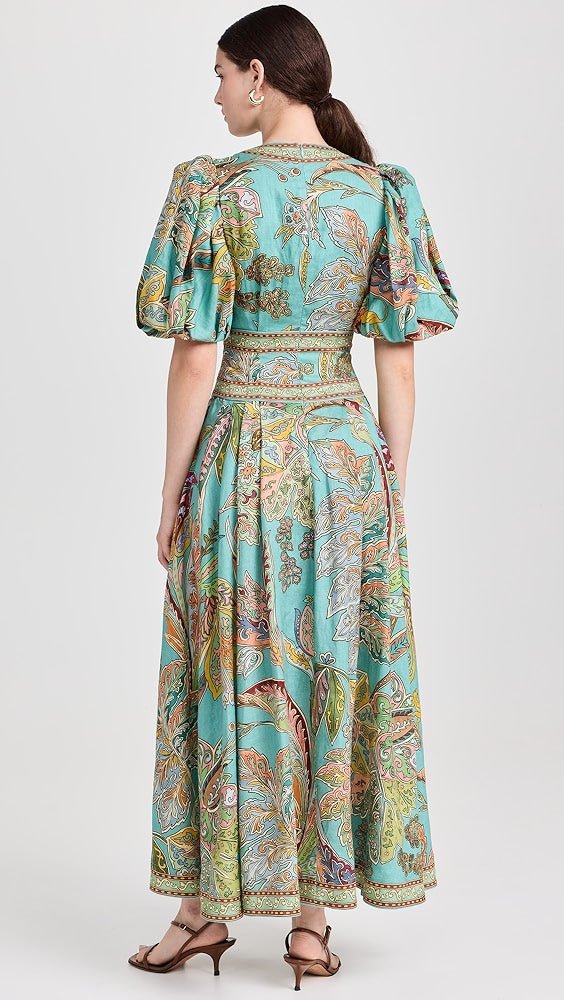 Lily – Paisley Print Kleid - Livezo
