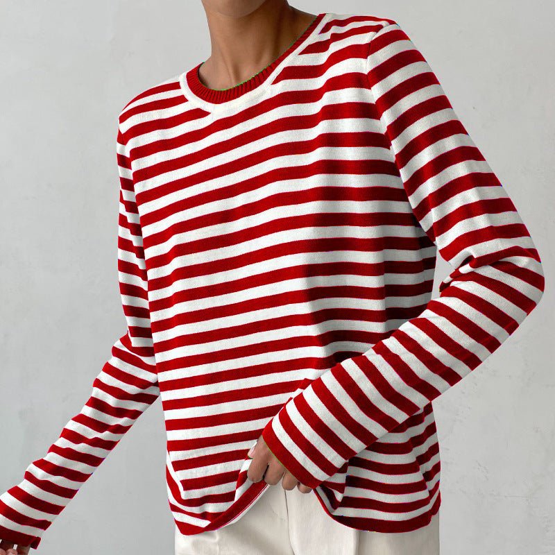 Lisa - Gestreiftes Langarmshirt - Livezo