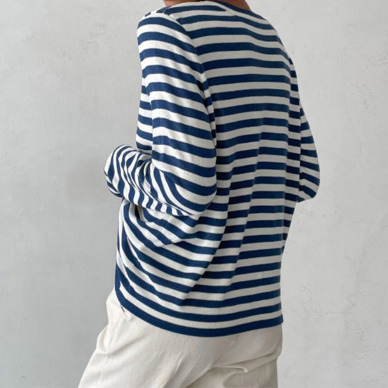 Lisa - Gestreiftes Langarmshirt - Livezo