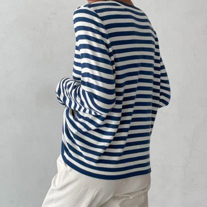 Lisa - Gestreiftes Langarmshirt - Livezo