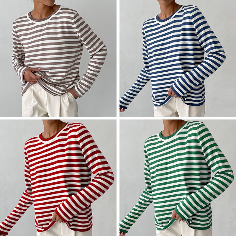 Lisa - Gestreiftes Langarmshirt - Livezo