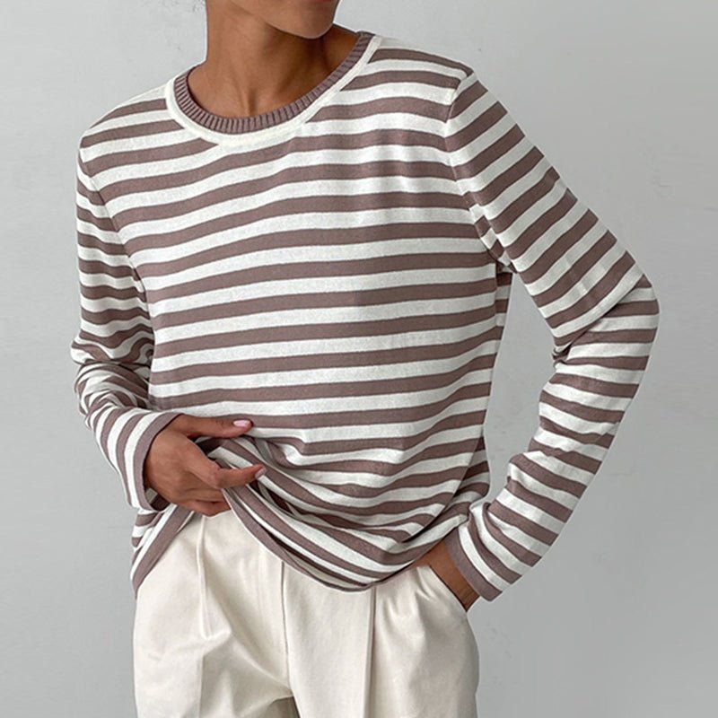 Lisa - Gestreiftes Langarmshirt - Livezo