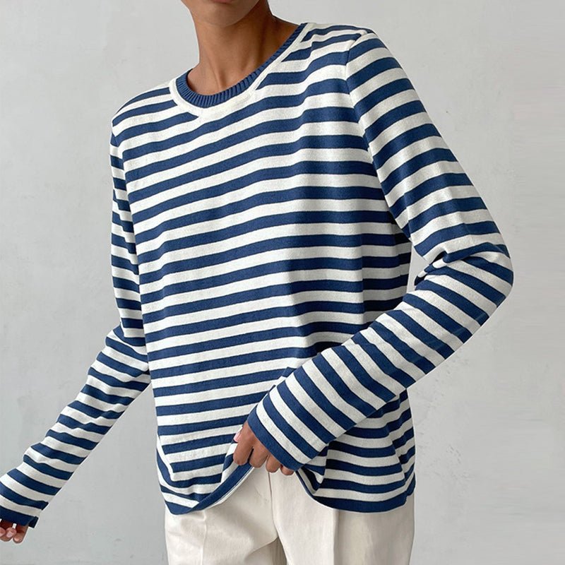 Lisa - Gestreiftes Langarmshirt - Livezo