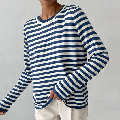 Lisa - Gestreiftes Langarmshirt - Livezo