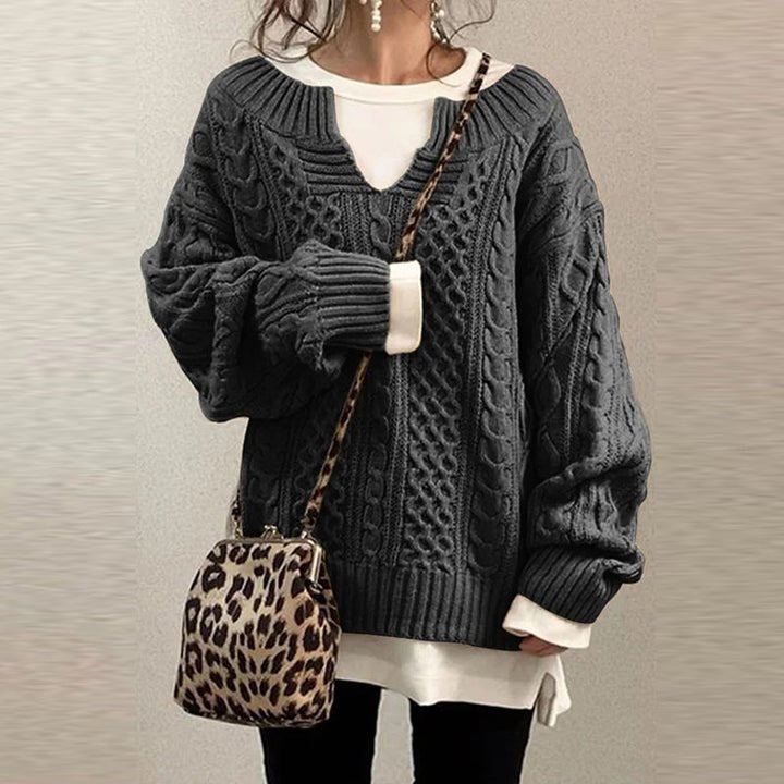 Loretta - Retro - Strickpullover für Frauen - Livezo