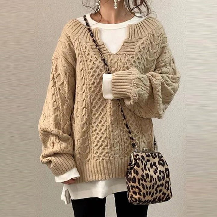 Loretta - Retro - Strickpullover für Frauen - Livezo