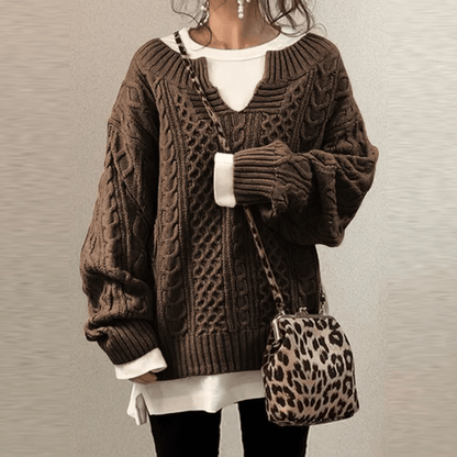 Loretta - Retro - Strickpullover für Frauen - Livezo