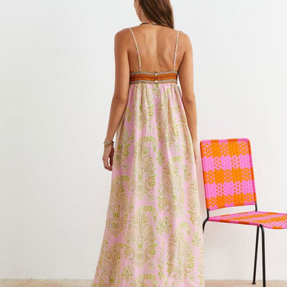 LucaFerre Maxikleid mit lässigem Print - Livezo