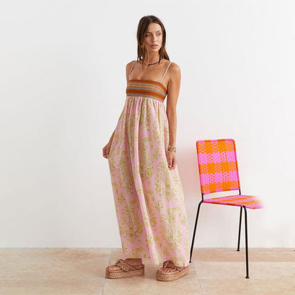 LucaFerre Maxikleid mit lässigem Print - Livezo
