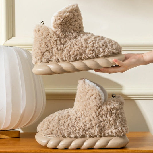 Luise - Ultra - weiche Fleece - Pantoffeln für warme Füße - Livezo
