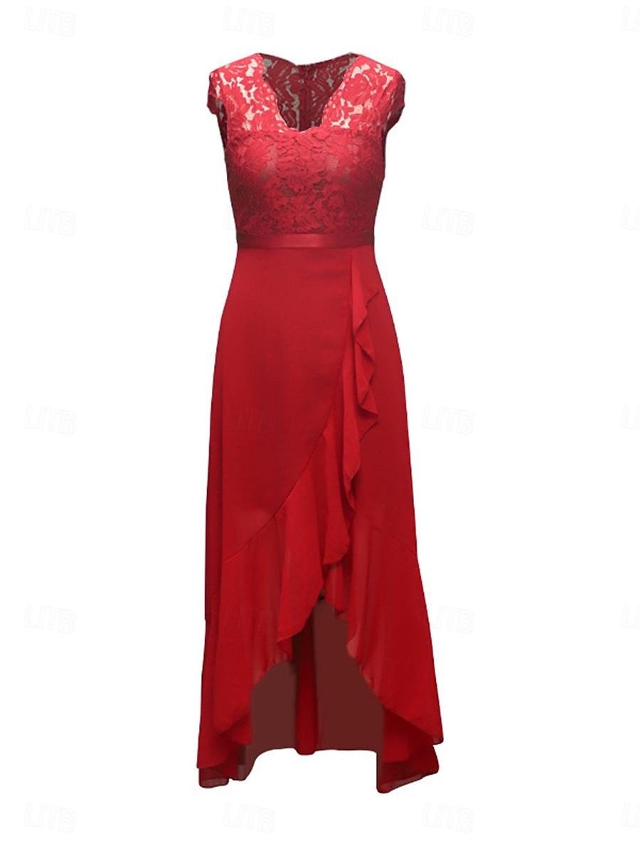 MAIA –✨ Glitzerndes V - Ausschnitt Partykleid ✨ - Livezo