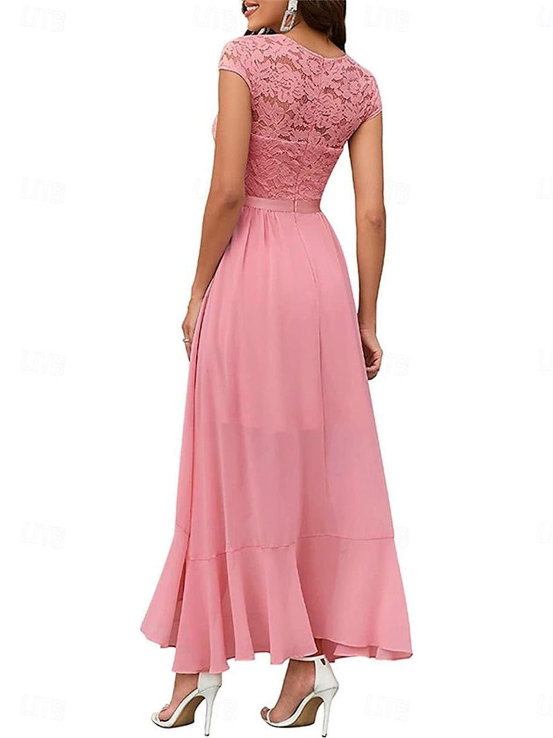 MAIA –✨ Glitzerndes V - Ausschnitt Partykleid ✨ - Livezo