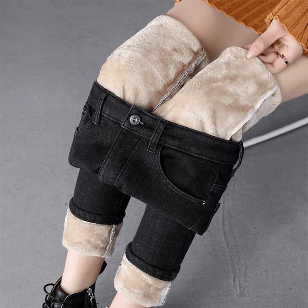 Flora - Warme Fleece-Jeans