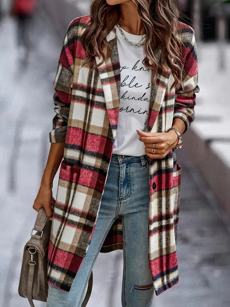 Marie | Karierte Flanelljacke für Damen - Livezo