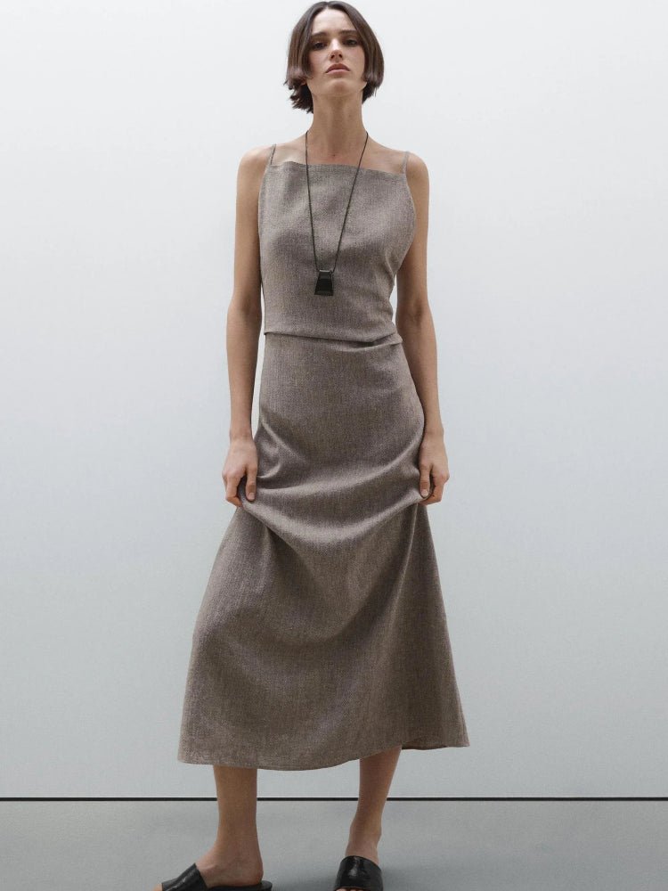 Maxikleid aus Leinenmischung für mühelosen Sommerstil - Livezo