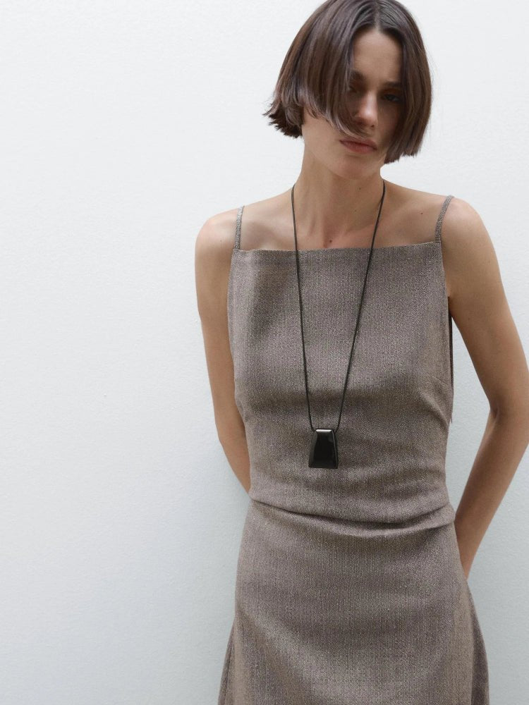 Maxikleid aus Leinenmischung für mühelosen Sommerstil - Livezo