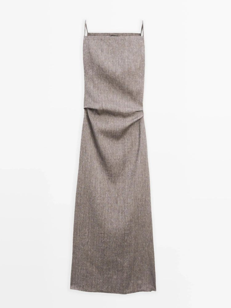 Maxikleid aus Leinenmischung für mühelosen Sommerstil - Livezo