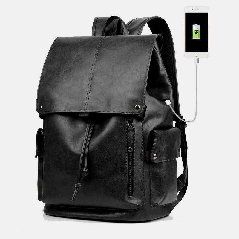 Men's Backpack with USB Charging Port - Harren Cole