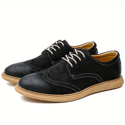 Men's Breathable Oxford Lace - Up Casual and Business Shoes - Harren Cole
