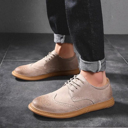 Men's Breathable Oxford Lace - Up Casual and Business Shoes - Harren Cole