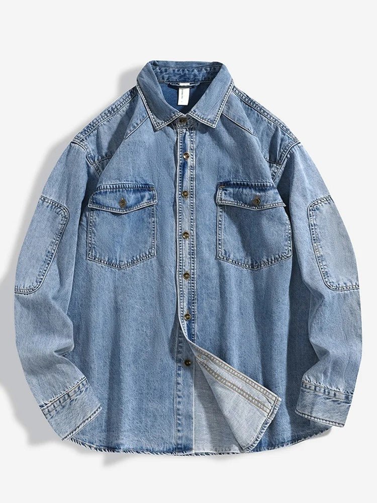 Men's Casual Denim Shirt - Harren Cole