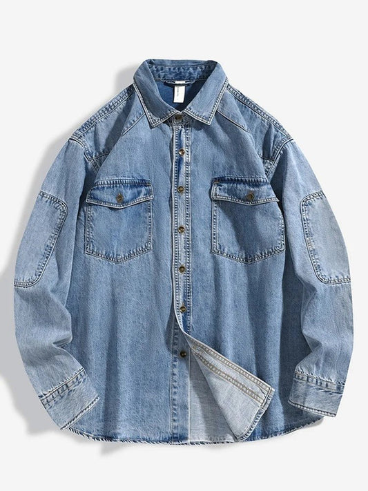 Men's Casual Denim Shirt - Harren Cole