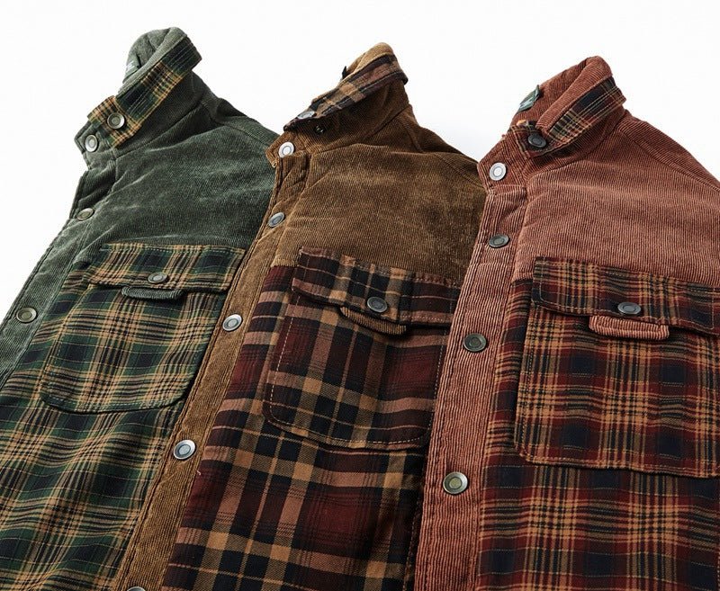 Men's Checked Shirt with Sherpa Lining - Harren Cole