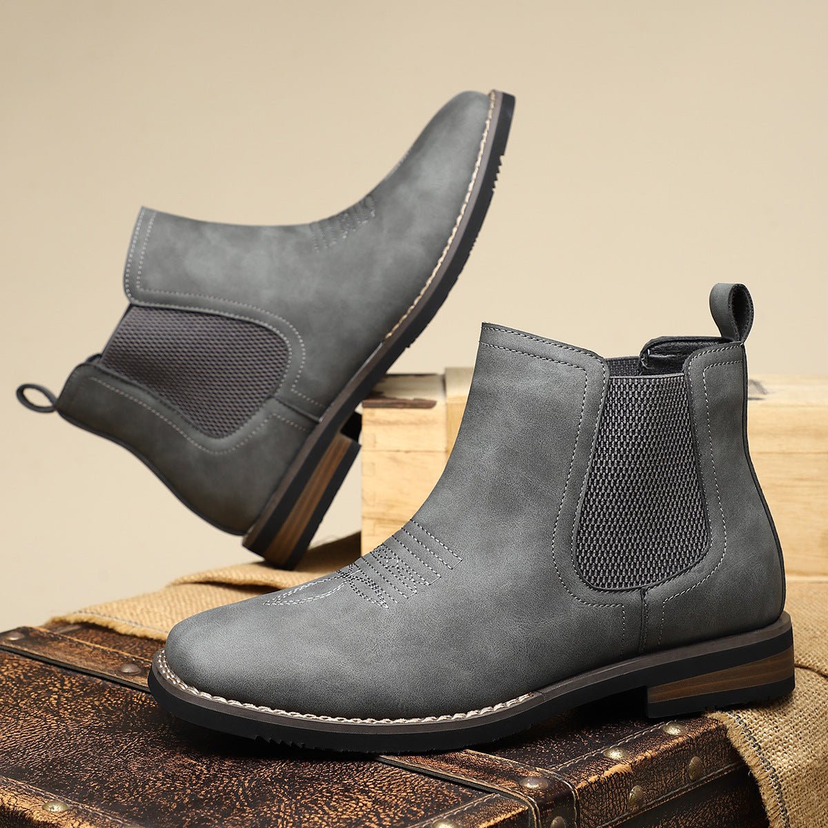 Men's Classic Leather Boots - Harren Cole