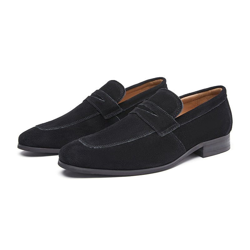 Men's Classic Suede Penny Loafer Slip - On Shoes - Harren Cole