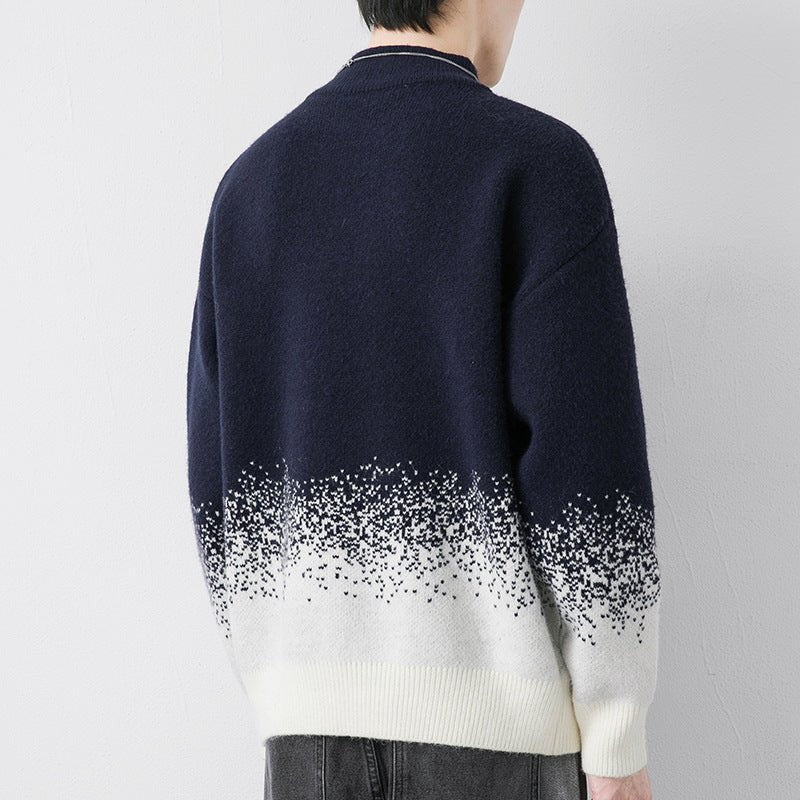 Men's Gradient Knit Pullover Sweater - Harren Cole