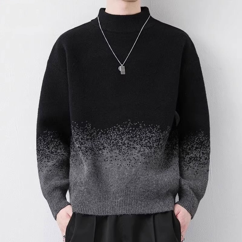 Men's Gradient Knit Pullover Sweater - Harren Cole