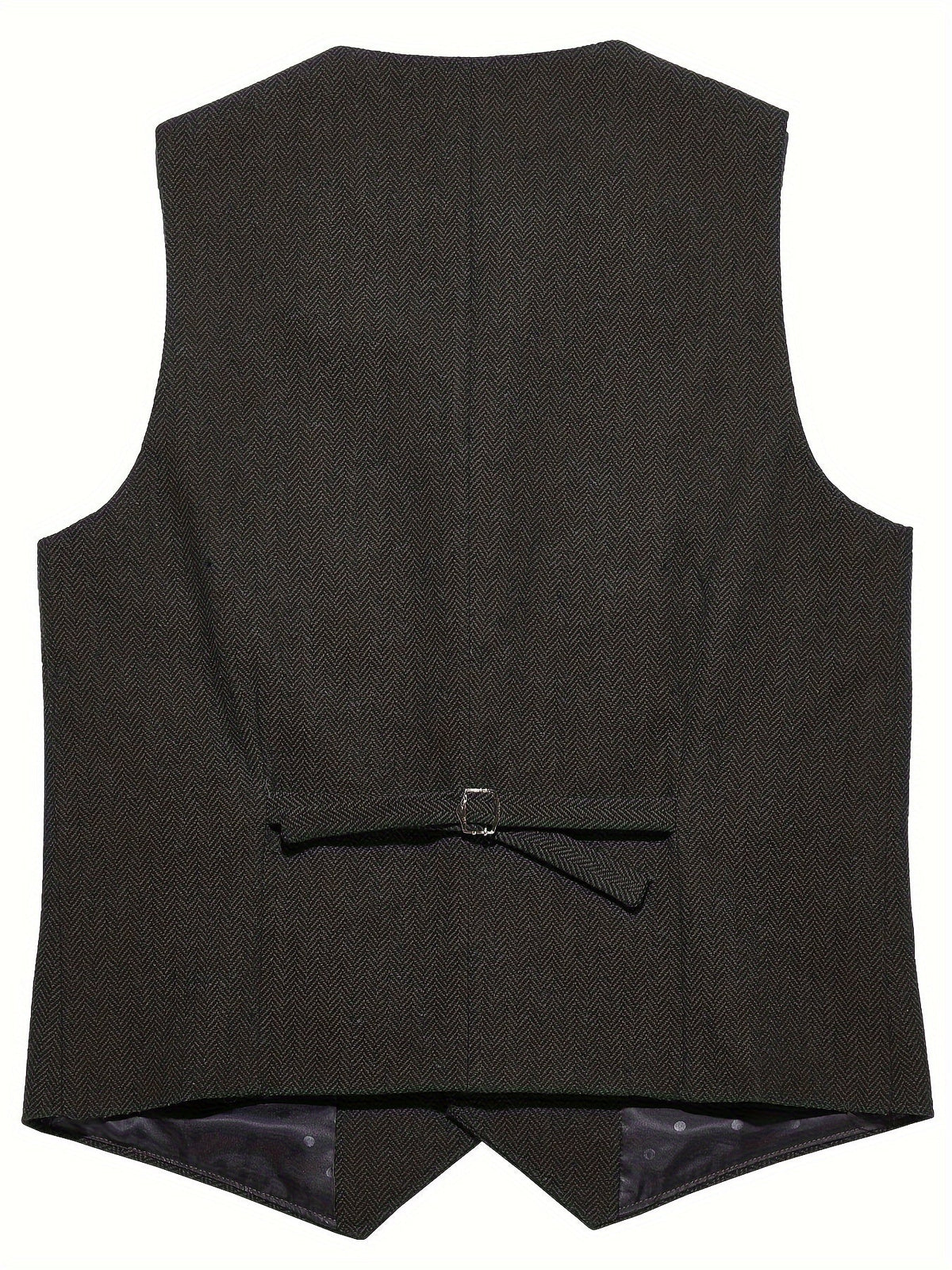 Men's Herringbone Tailored Vest - Harren Cole