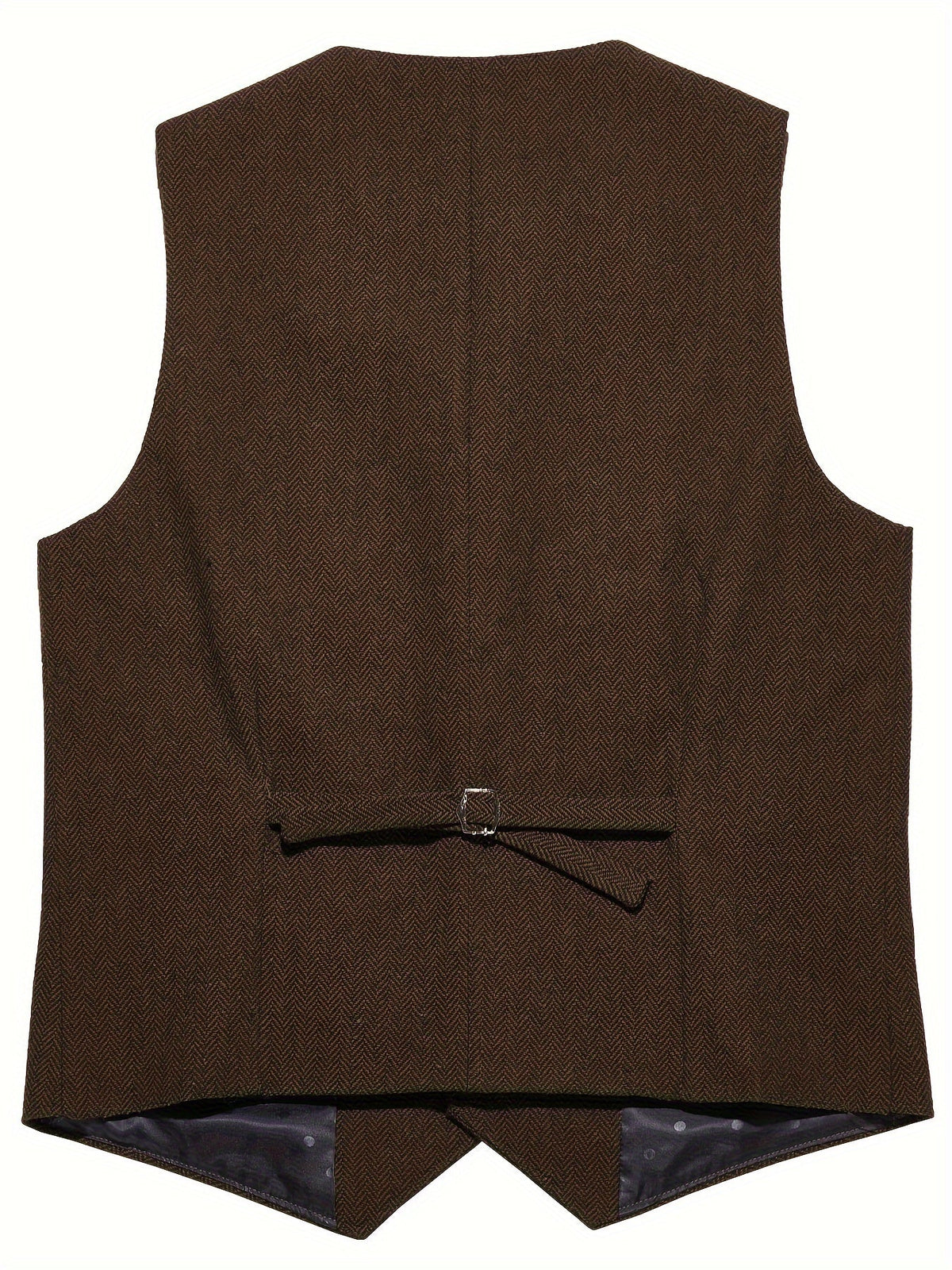 Men's Herringbone Tailored Vest - Harren Cole