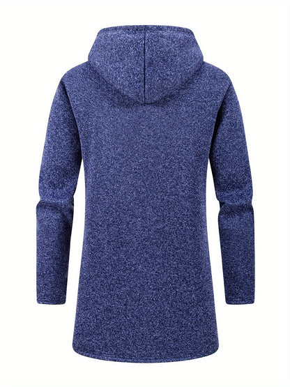 Men's Hooded Long Coat Loose Fit - Harren Cole