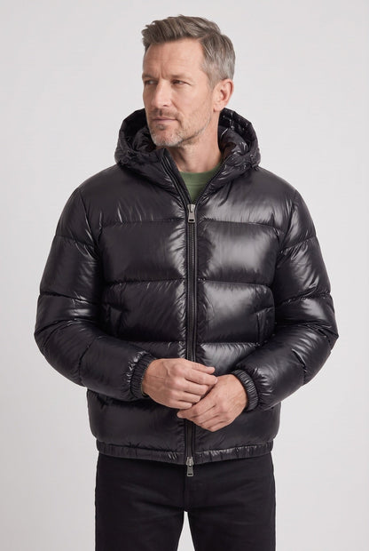 Men's Hooded Quilted Winter Jacket - Harren Cole